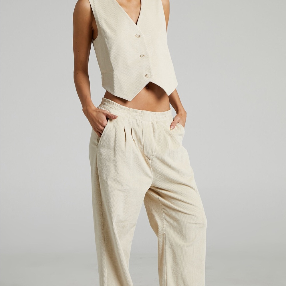 Lioness Cream Wide Leg Pants
